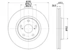 Szczęki hamulcowe - komplet HELLA 8DB 355 000-821