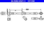 Przewód hamulcowy elastyczny ATE 24.5262-0521.3
