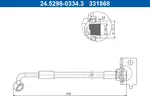 Przewód hamulcowy elastyczny ATE 24.5298-0334.3