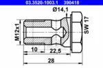 ŚRUBA ATE 03.3520-1003.1