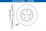 Tarcza hamulcowa ATE 24.0118-0166.1