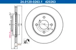 Tarcza hamulcowa ATE 24.0120-0263.1