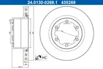 Tarcza hamulcowa ATE 24.0130-0269.1