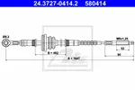 Linka hamulca postojowego ATE 24.3727-0414.2