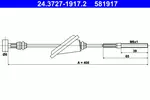 Linka hamulca postojowego ATE 24.3727-1917.2