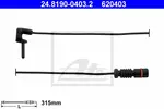 Czujnik zużycia klocków hamulcowych ATE 24.8190-0403.2