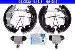 Szczęki hamulcowe - komplet ATE 03.0520-1315.3