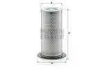 Filtr, technika sprężania powietrza MANN-FILTER LE27005x