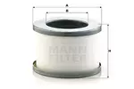 Filtr, odpowietrzenie komory korbowej MANN-FILTER LC9002x