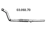 Rura wydechowa EBERSPÄCHER 03.093.70 (Z przodu)