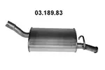 Tłumik końcowy EBERSPÄCHER 03.189.83 (Z tyłu)