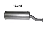 Tłumik końcowy EBERSPÄCHER 13.2.68 (Z tyłu)