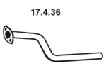 Rura wydechowa EBERSPÄCHER 17.4.36 (Z przodu)