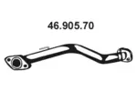Rura wydechowa EBERSPÄCHER 46.905.70 (Z przodu)