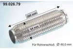 Przewód elastyczny. układ wydechowy EBERSPÄCHER 99.026.79