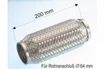 Przewód elastyczny. układ wydechowy EBERSPÄCHER 996.0.025