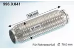 Przewód elastyczny. układ wydechowy EBERSPÄCHER 996.0.041