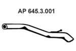 Rura wydechowa EBERSPÄCHER 645.3.001 (Z tyłu)