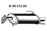 Tłumik końcowy EBERSPÄCHER 08.312.84 (Z tyłu)