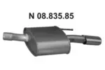 Tłumik końcowy EBERSPÄCHER 08.835.85 (Z tyłu)