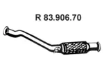 Rura wydechowa EBERSPÄCHER 83.906.70 (Z przodu)
