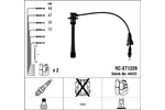 Przewody zapłonowe - zestaw NGK 44321