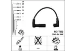 Przewody zapłonowe - zestaw NGK 0644