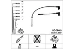 Przewody zapłonowe - zestaw NGK 0833