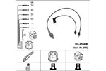 Przewody zapłonowe - zestaw NGK 0842
