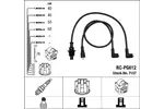Przewody zapłonowe - zestaw NGK 7157