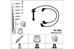 Przewody zapłonowe - zestaw NGK 2717
