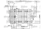 Kompresor, klimatyzacja VALEO 815800