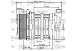 Kompresor, klimatyzacja VALEO 815815