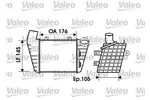 Chłodnica powietrza doładowującego - intercooler VALEO 817765