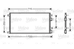 Chłodnica klimatyzacji - skraplacz VALEO 818037