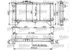 Chłodnica wody VALEO 883952