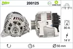 Alternator VALEO 200125