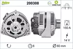 Alternator VALEO 200308
