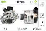 Alternator VALEO 437585