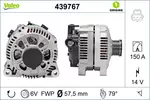 Alternator VALEO 439767