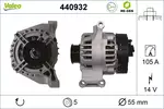 Alternator VALEO 440932