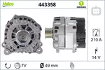 Alternator VALEO 443358 - fot.1