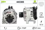 Alternator VALEO 443385