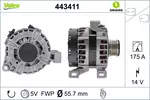 Alternator VALEO 443411