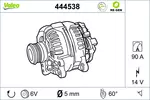 Alternator VALEO 444538