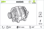 Alternator VALEO 444545