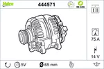Alternator VALEO 444571