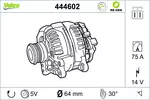 Alternator VALEO 444602