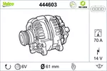 Alternator VALEO 444603