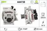 Alternator VALEO 444738